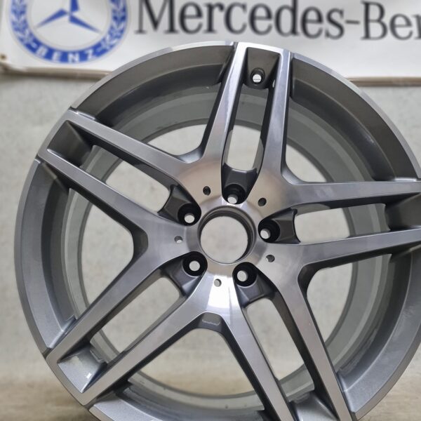 1x Single Refurbished Mercedes S Class W222 Genuine AMG alloy wheel 19″ A2224010000 [front] (Ref-MBS021)