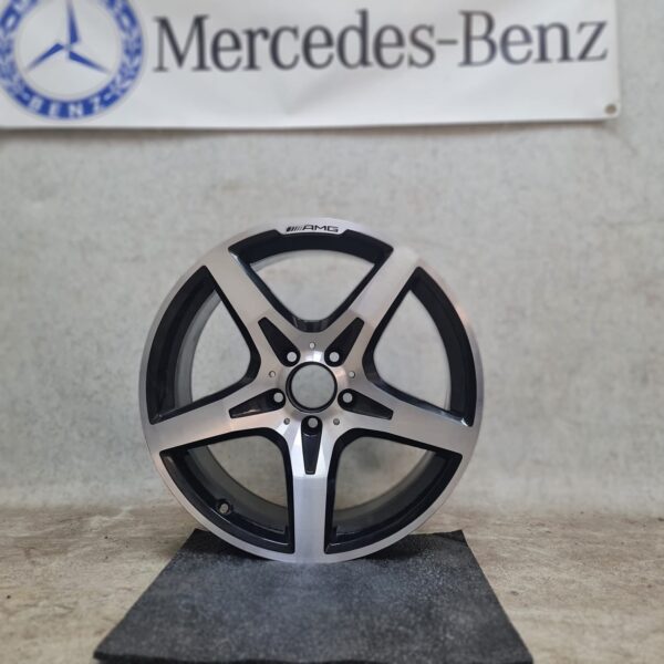 1x Single Refurbished Mercedes SLK Class W172 Genuine AMG alloy wheel 18″ A1724012702 (Ref-MBS039)