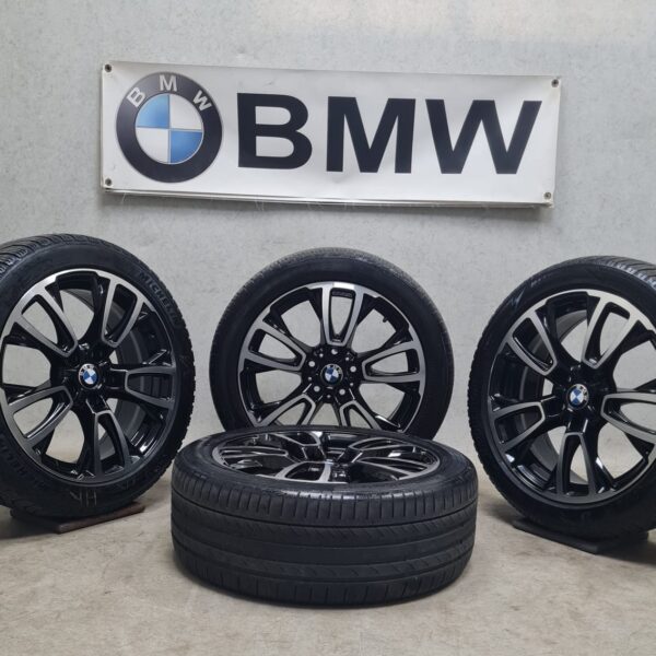 4x Refurbished BMW New style alloy wheels 17″ for BMW 1 series F40 with good tyres (Ref-BMR035)