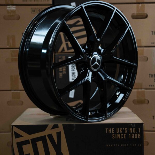 4 x Brand New Fox FX5 style alloy wheels 19" Mercedes C Class AMG C43 (Ref-MB243)