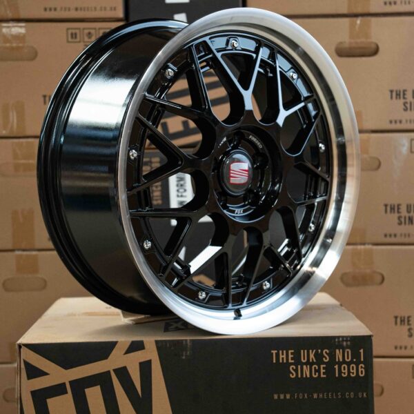 4 x Brand New Fox Hiro style alloy wheels 18″ Seat Tarraco (Ref-SE114)