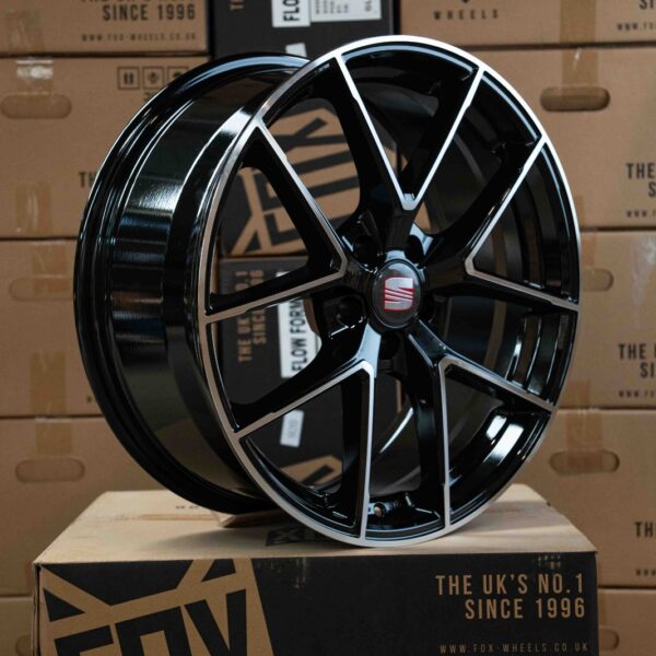 4 x Brand New Fox FX5 Style Alloy Wheels 17" Seat Ateca (Ref-SE054)