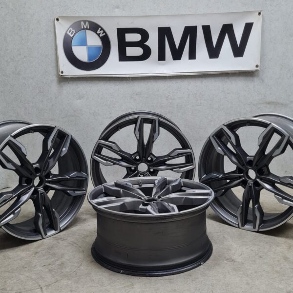 4x Used Genuine BMW X3 (G01), X4 (G02) 718m style alloy wheels 21" 8 053 455 (Ref-BMR036)